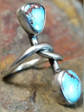 🦋🦋ON RESERVE FOR ANGEL FO NOT PURCHASE🦋🦋Navajo Golden Hills Turquoise Ring